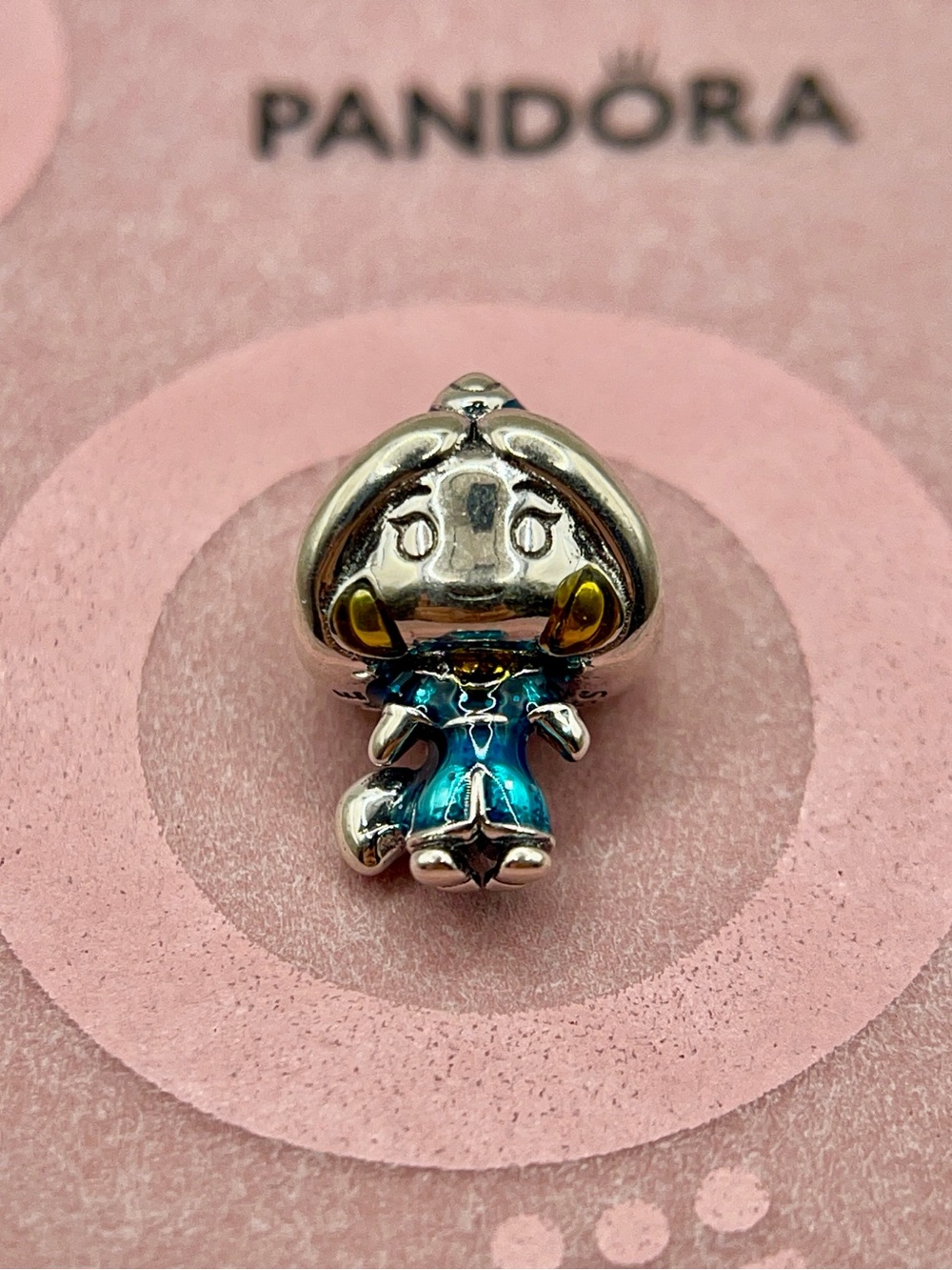 Pandora Disney Aladdin Princess Jasmine Silver Charm 798038ENMX - Picture 2 of 7